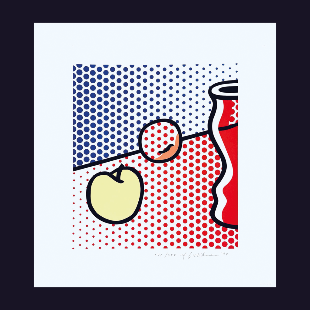Leskovar_Webseite_Kunstwerke-square-darkback_Still-Life-Red-Jar_Lichtenstein An image of the artwork
